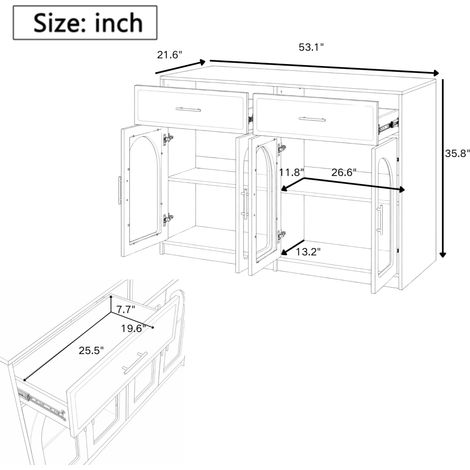 Isla de cocina 135x55x91 cm en MDF negro con LED y almacenaje integrado – MEUBLIV (1/5)