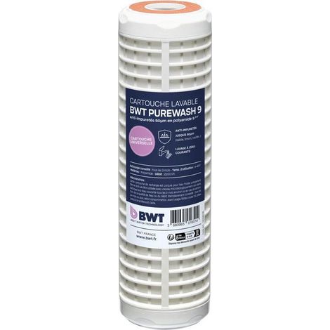 Filtro acqua BWT purewash 9 lavabile 50 µm