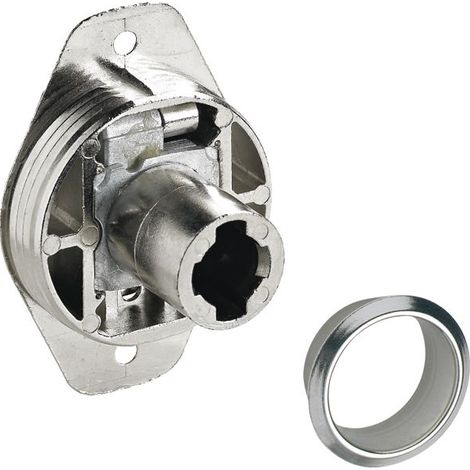 HETTICH PRESTIGE 2000 Zylinder Druckschloss, ø18, Stahl vernickelt (1/5)