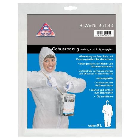 Einweg-Schutzanzug PP Gr.XLSchutzanzug (1/2)