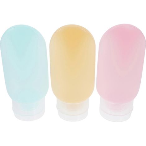 Bouteilles de voyage, récipients en plastique pour le rangement, lot de 12, format voyage (1/5)