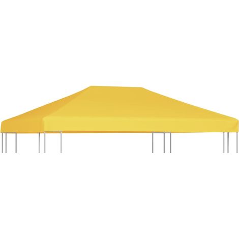 vidaXL Gazebo Top Cover 270 g/m² 4x3 m Yellow