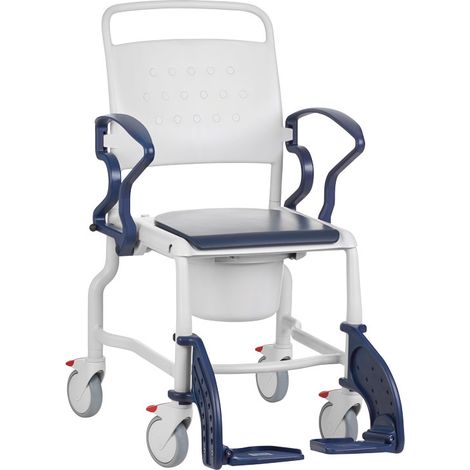 Fauteuil douche/WC Bonn - Bleu