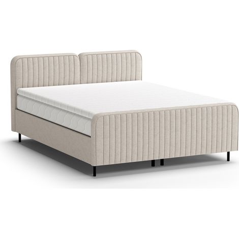 Cama continental Margate 127, Casa 04, Doble, 180x200, Tapiz, Somieres, 188x223x104cm (1/5)