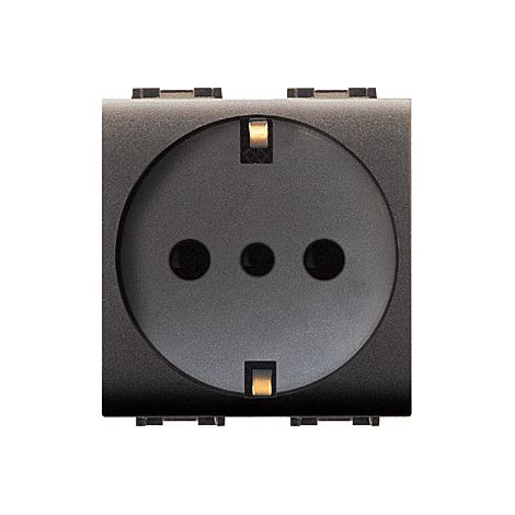 Presa Italiana Unel Sicurezza Mylife 2P+T16A (Elettrocanali Cod. Ecl4046)