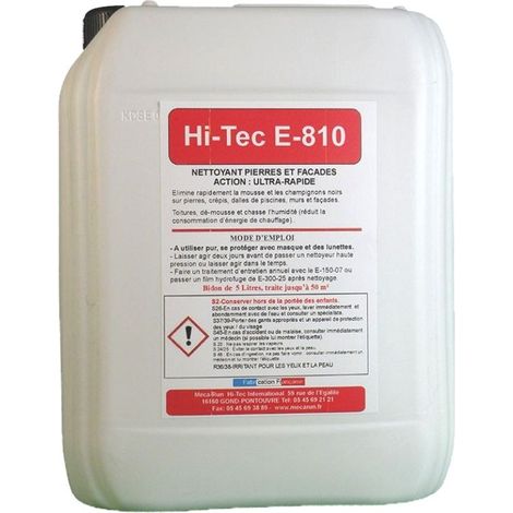 Nettoyant pierre et façade E810 HI TEC