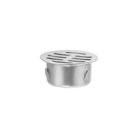 Desagüe de suelo con clip - Tapa de desagüe de ducha - Para terrazas exteriores - Apto para tuberías de hasta 50 mm de diámetro - Crezuo