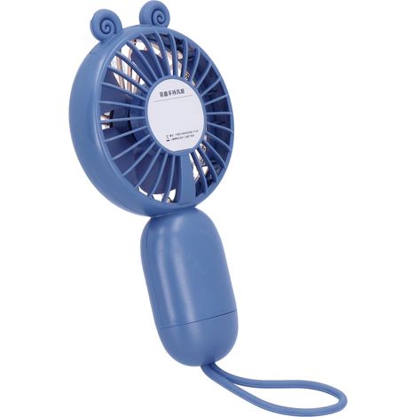 Verstellbarer Mini-Ventilator, tragbar, USB-kompatibel, leise, für Schule, Outdoor, Zuhause und Büro, Lila-Blau (1/5)
