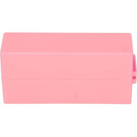 Porte-fraise dentaire professionnel 30 alvéoles, boîte à fraises avec couvercle anti-poussière, nettoyage haute température, rose (1/5)