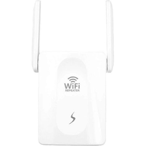 Répéteur WiFi 300 Mbps, routeur 2,4 GHz, amplificateur de signal longue portée, extension de réseau pour la maison/le bureau (prise UE). (1/5)
