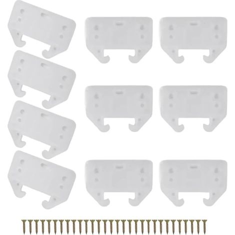 Lot de 100 glissières tiroir en plastique rechange pour armoires et (1/5)