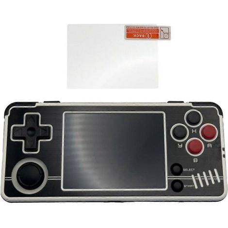 Film protecteur d'écran en verre trempé 9H pour console de jeux Miyoo A30 (1/4)