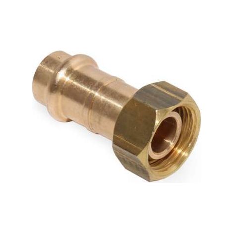 Viega Adapter Viegaswift 8084 Sanfix Übergang auf 15mm Pressverbindung Rotguss 285401