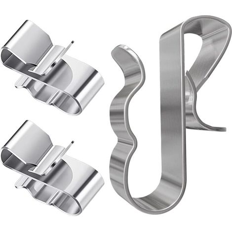 50 clips de fixation pour câbles de remorque, en acier inoxydable, pour panneaux solaires et châssis de remorque. Supports de montage pour panneaux solaires.-AquaForge (1/4)