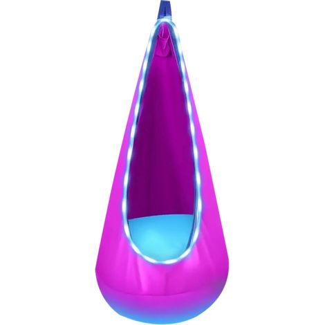 Colgante Hamacas Con Led Iluminacin Q Columpios Silla Du (1/5)