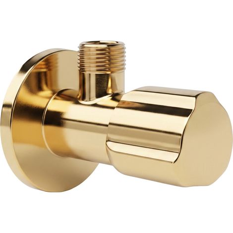 Rea Robinet D’angle 02 1/2" X 3/8" Gold (1/5)
