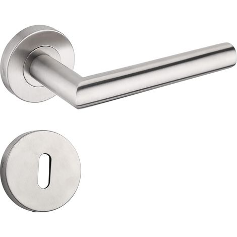 Set of 2 door handles door handles stainless steel door handle door handle interior door handle with rosette (1/5)