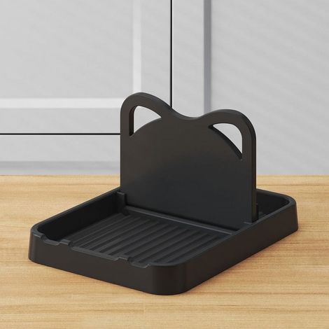 Spoon Rest - PP Utensil Holder for Kitchen Countertop - Space Saving Lid and Spoon Stand - 1 Piece (1/5)