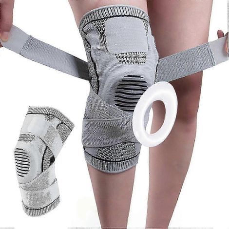 Manchon de compression pour genou - compatible avec les déchirures du ménisque et les modes de vie actifs (1/5)
