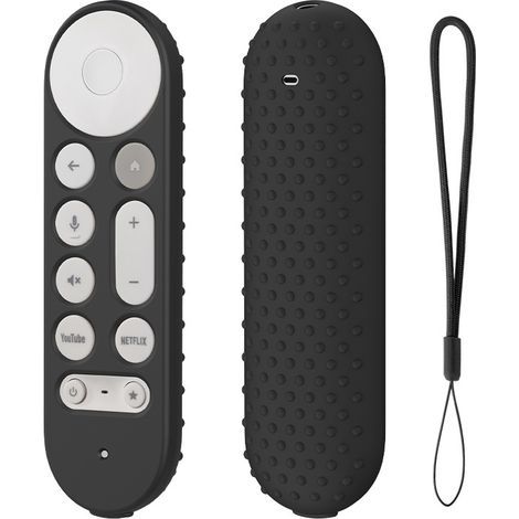 Kompatibel mit der Fernbedienung des Google TV Streamer 4K – Rutschfeste und stoßfeste Silikon-Schutzhülle (2er-Pack) (1/5)