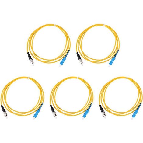 cordons de brassage à fibre optique SC FC monomode pour réseau