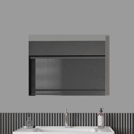 Miroir rectangulaire sans cadre DORIA largeur 80 cm (1/4)