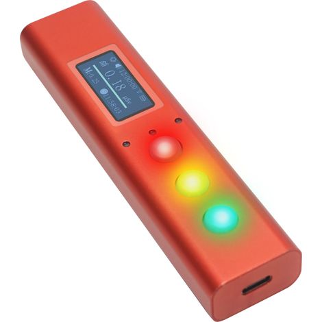 Irovami Dosimètre de rayonnement WIFI HZ002, compteur Geiger à billes radioactives, détecteur de rayonnement nucléaire (1/5)