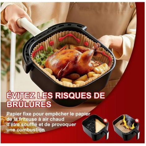 Silicone Aimants pour Airfryer papier, 12 pcs Fermeture à pression magnétique en silicone pour friteuses à air, aimants en silicone (1/5)