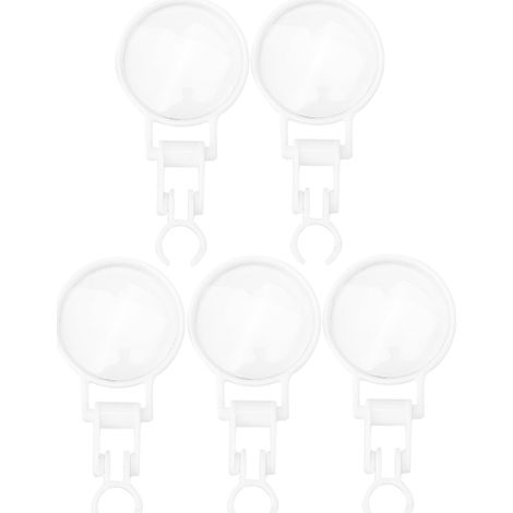 Loupe Portable 3x Détachable Pour Cure-Oreille Lumineux - Accessoire Réglable Haute Précision - Lot De 5 (1/5)