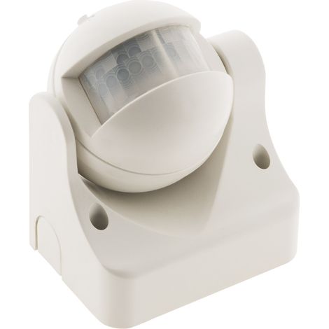 Zenitech – Détecteur de mouvement extérieur IP44 – 1200W – Plastique résistant aux intempéries – Éclairage automatisé pour sécurité extérieure
