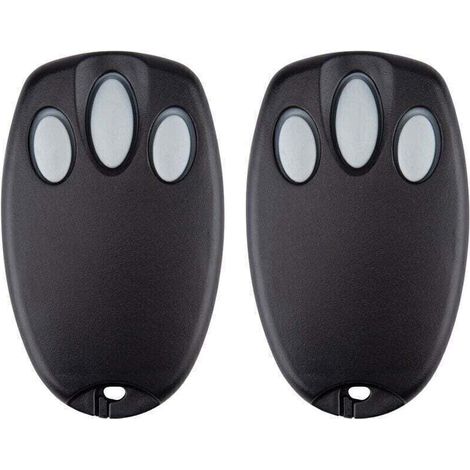 Lot de 2 émetteurs de porte de garage portatifs de remplacement pour Chamberlain Liftmaster Motorlift 94335E 84335E ML700 ML500 ML850 Merlin+ C945 C840 Security+ 433,92 MHz