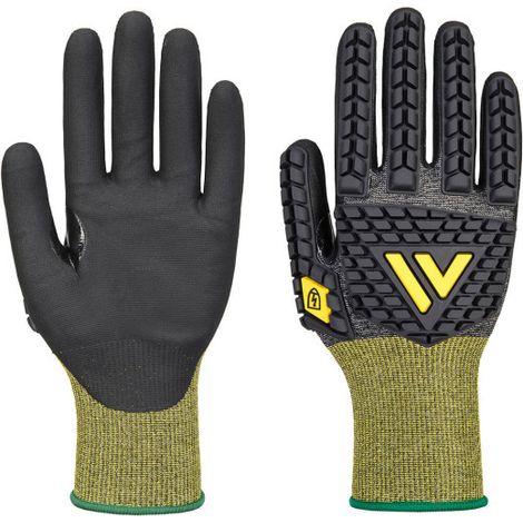 Guante antiestático de nitrilo ESD Impact E18 A756 XXL Negro