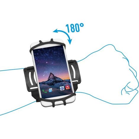 Mobilis 030004 supporto per personal communication Telefono cellulare/smartphone Nero (1/2)