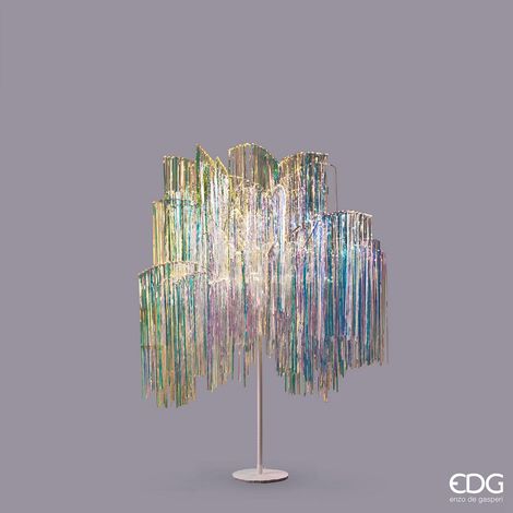 EDG Enzo De Gasperi Albero di Natale Led Frange 600 Microled H 150 Cm D 90 Cm Natural (1/5)