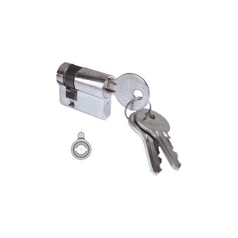 MEZZO CILINDRO A INFILARE SAGOMATO LEVA RIBASSATA 601- - mm.37 decentrato (27x10) (601.22.05.01) - 1 pezzi WELKA