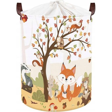 Scatola organizer per riporre vestiti e giocattoli 45 l Animali della foresta (1/2)