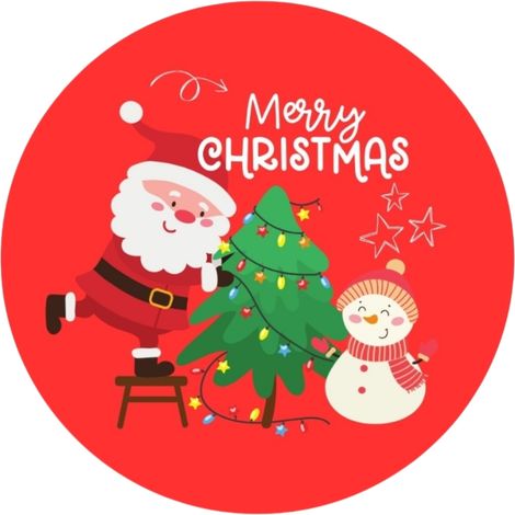 Pegatinas para velas navideñas n.º 2 - 20 unidades