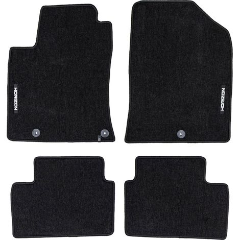 Tapis de Sol de Voiture pour Hyundai i30 III Hybrid 2017-2025 Velours Noir 4Pcs (1/5)