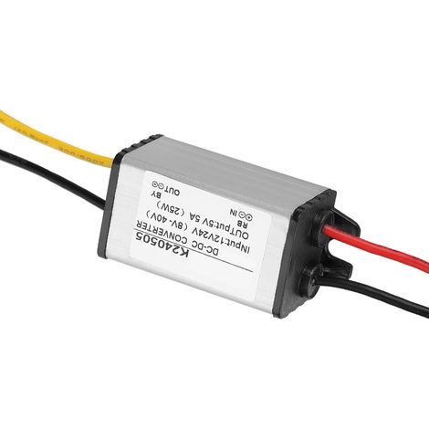 Module d'alimentation abaisseur de tension DC-DC 12V/24V vers 5V 5A (1/5)