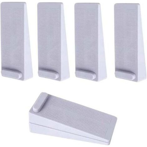 6 Pièces Arrêt Cale de Porte, Antidérapante Cale Porte au Sol avec Hauteur Réglable,Cale Porte Caoutchouc Pour Porte de Balcon, Salle de Bain, Chambre D'enfant, Porte Vitrée, Porte D'entrée (1/4)