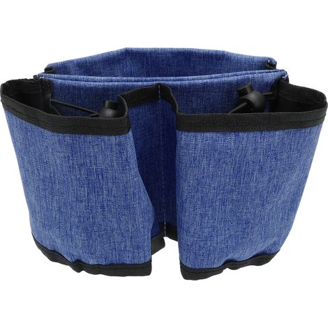 Porte-gobelet de voyage en tissu Oxford pour valise, bleu, support de boisson pratique (1/5)
