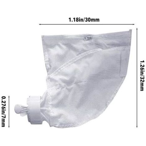 2 Pièces Sacs pour Nettoyeur De Piscine en Nylon, Sac Robot Piscine, pour Polaris 280 480 Aspirateur De Piscine Sacs De Rechange (1/3)