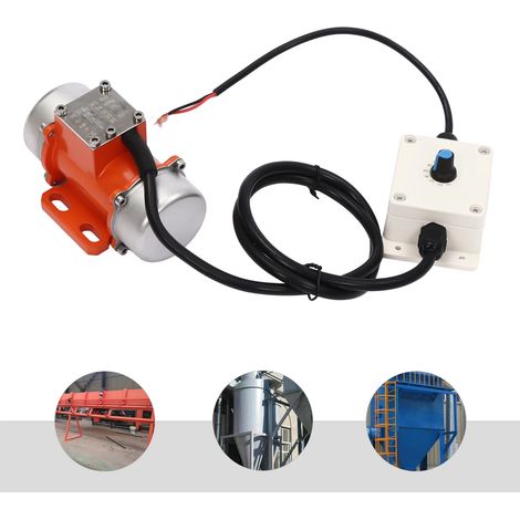 Moteur vibrant électrique à 9 vitesses avec variateur de vitesse, moteur vibrant Pour mines, métallurgie, charbon, l'énergie électrique, construction, 4000 tr/min 40 W