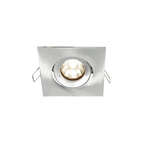 spot encastré - carré - europole be best design - culot gu10 - alu - orientable - europole 246543