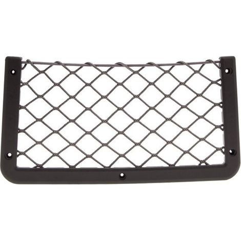 Filet porte-objet  avec cadre plastique noir 300 x 168 mm