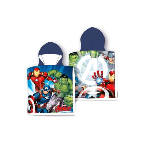 Poncho toalla Vengadores Avengers Marvel algodon