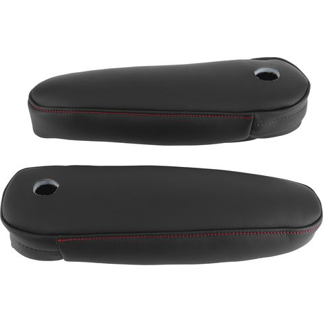 Lot de 2 housses d'accoudoirs de siège auto en similicuir noir pour Lexus RX 300 330 350 (2003-2009) (1/5)