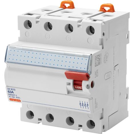 INTER-SECTIONNEUR MOD. ACC. 4P 63A GEWISS GW96193