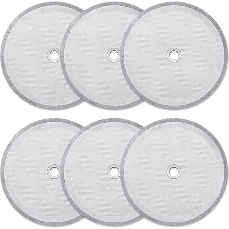 Filtre Cafetiere A Piston - Acier Inoxydable 10 cm - Compatible Cafetieres Et Theieres A Piston 1000 ml - Lot De 6 (1/5)