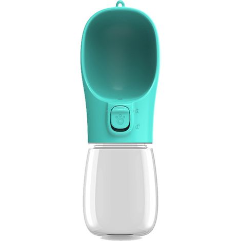 Tragbare Hundewasserflasche, 350 ml, lebensmittelecht, antibakterielle Reisewasserflasche für Hunde und Katzen, Trinkwasser für Haustiere im Freien